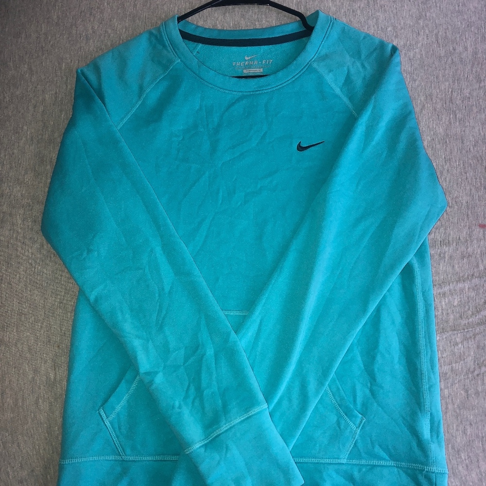 Teal Nike Crew Neck Sweatshirt